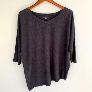 Eileen Fisher | GRAY Asymmetrical Wide Dolman Top